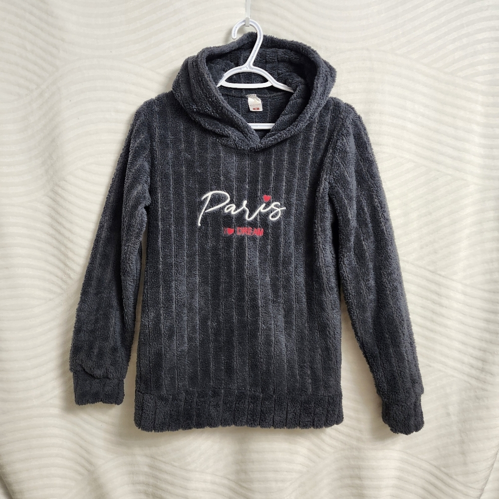 Plush Teddy Hoodie Size M